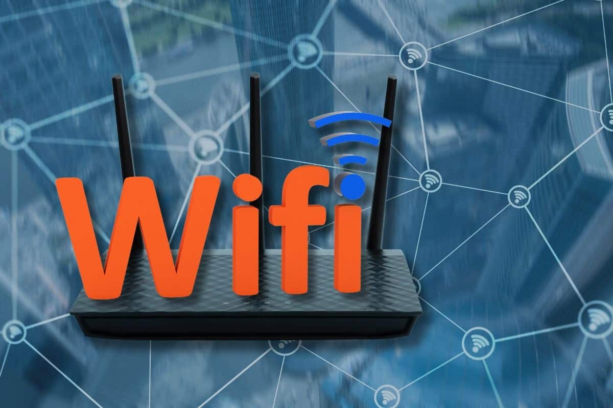 router e scritta Wifi