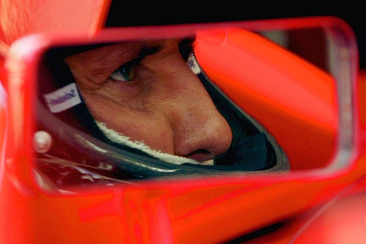 Schumacher in pista